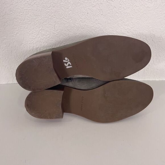 Cole Haan Grey Suede Ankle Booties - Picture 6 of 7
